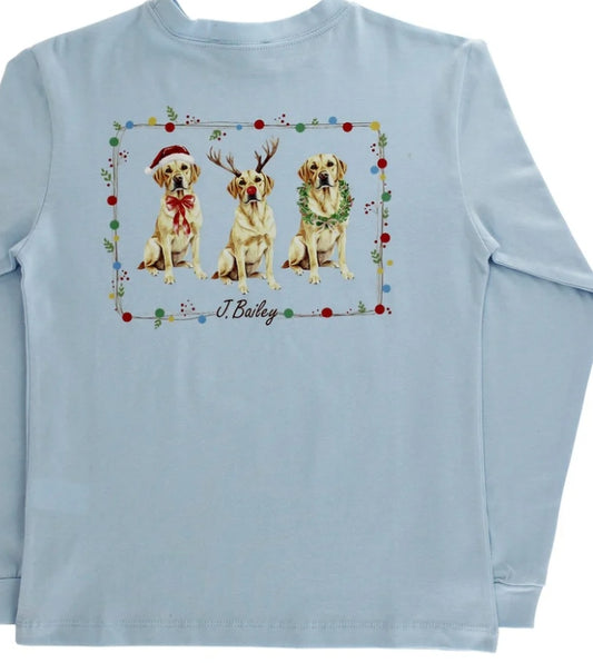 Bailey Boys - Long Sleeve Christmas Labs Tee
