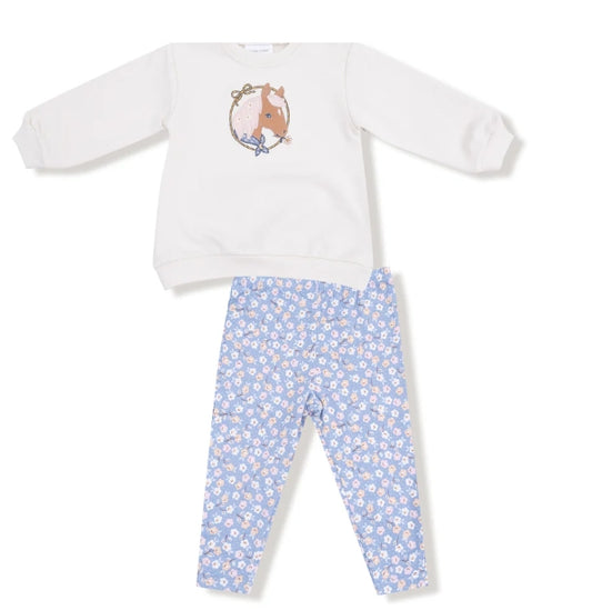Angel Dear - Oversized Puff Sweatshirt and Legging Set