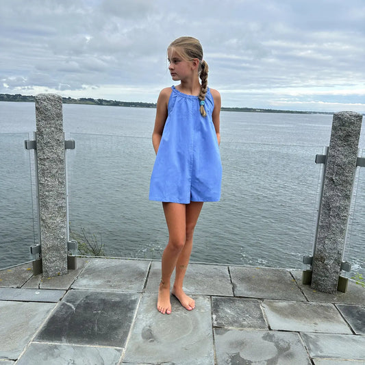 Little Olin - Blue Chambray Romper
