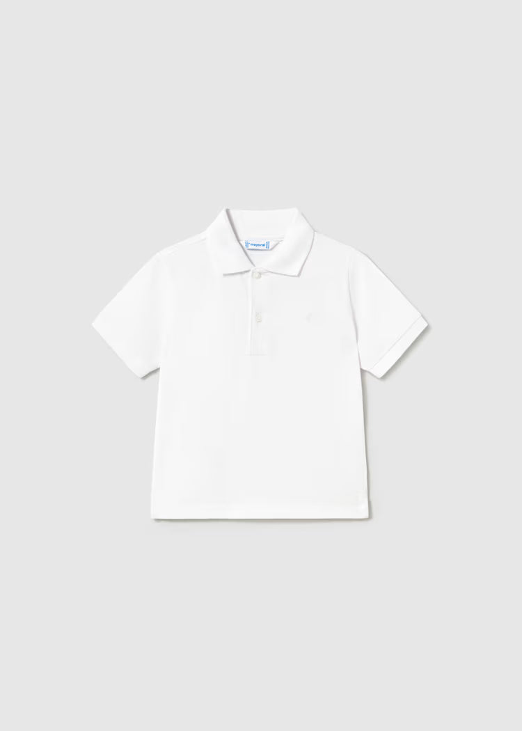 Mayoral - White Boy's Polo