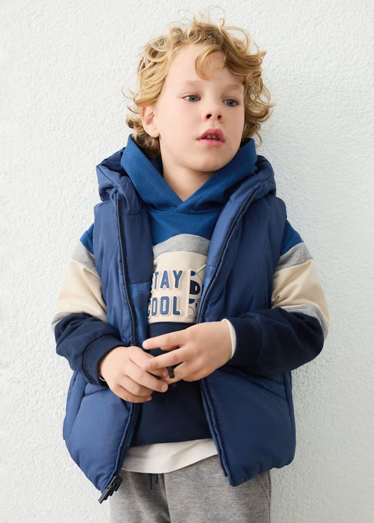 Mayoral - Blue Boy's Reversible Vest