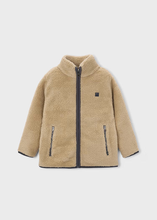 Mayoral - Boy Sherpa Zip-Up Sweatshirt