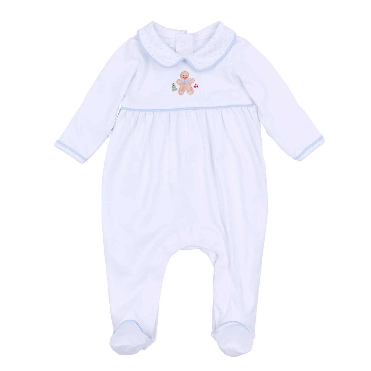Magnolia Baby - Frosted Wonderland Blue Footie