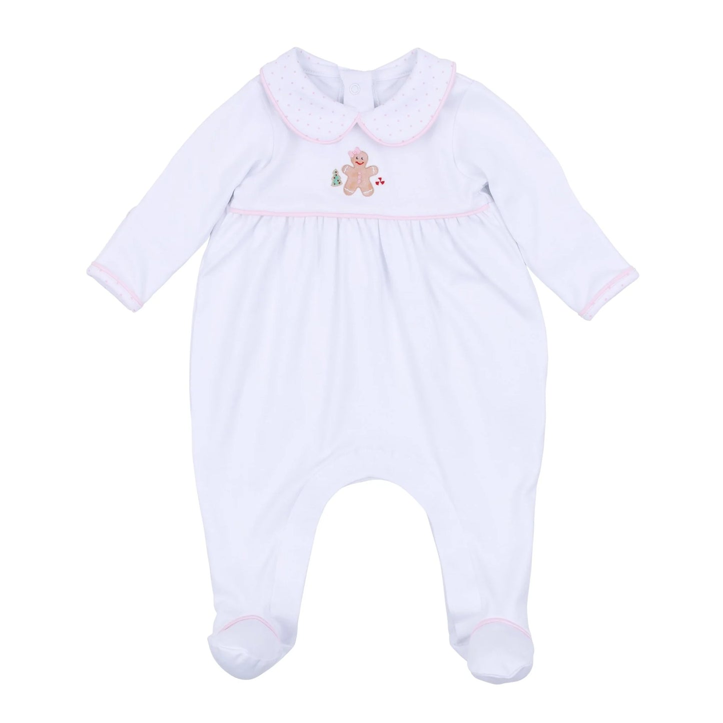 Magnolia Baby - Frosted Wonderland Pink Girl Footie