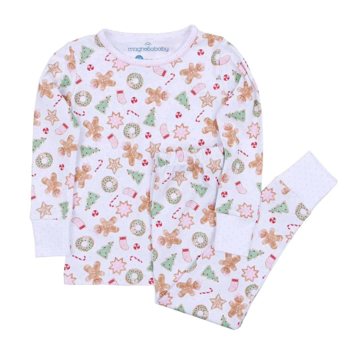 Magnolia Baby - Pink Frosted Wonderland Long Pajamas