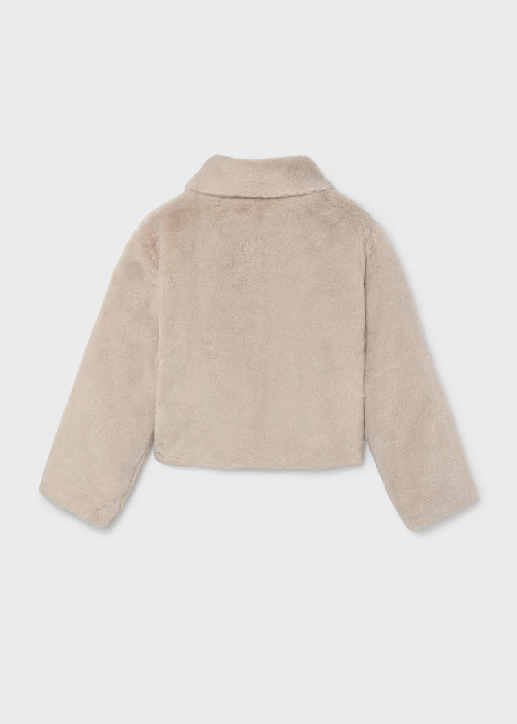 Mayoral - Girl's Stone Fur Jacket