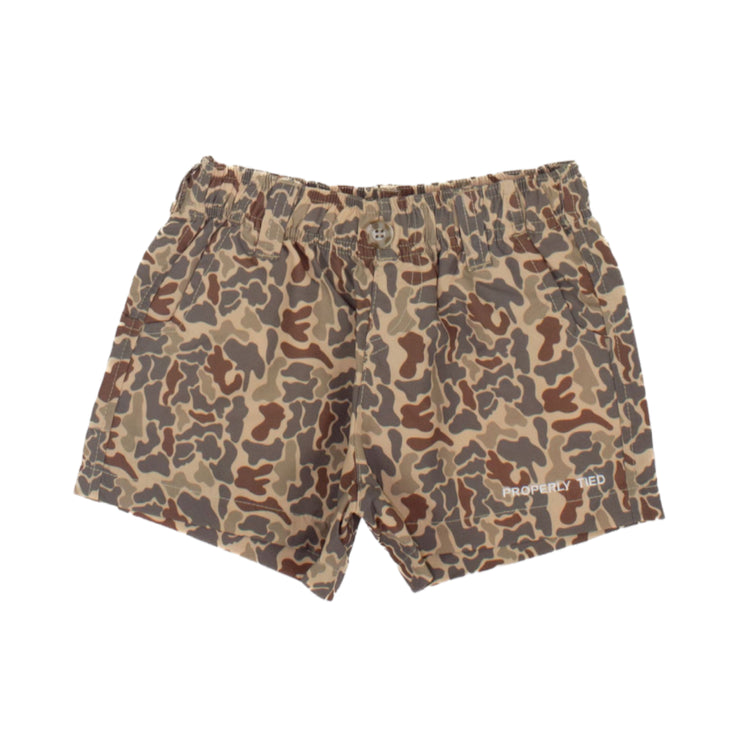 Properly Tied - Mallard Shorts Vintage Camo