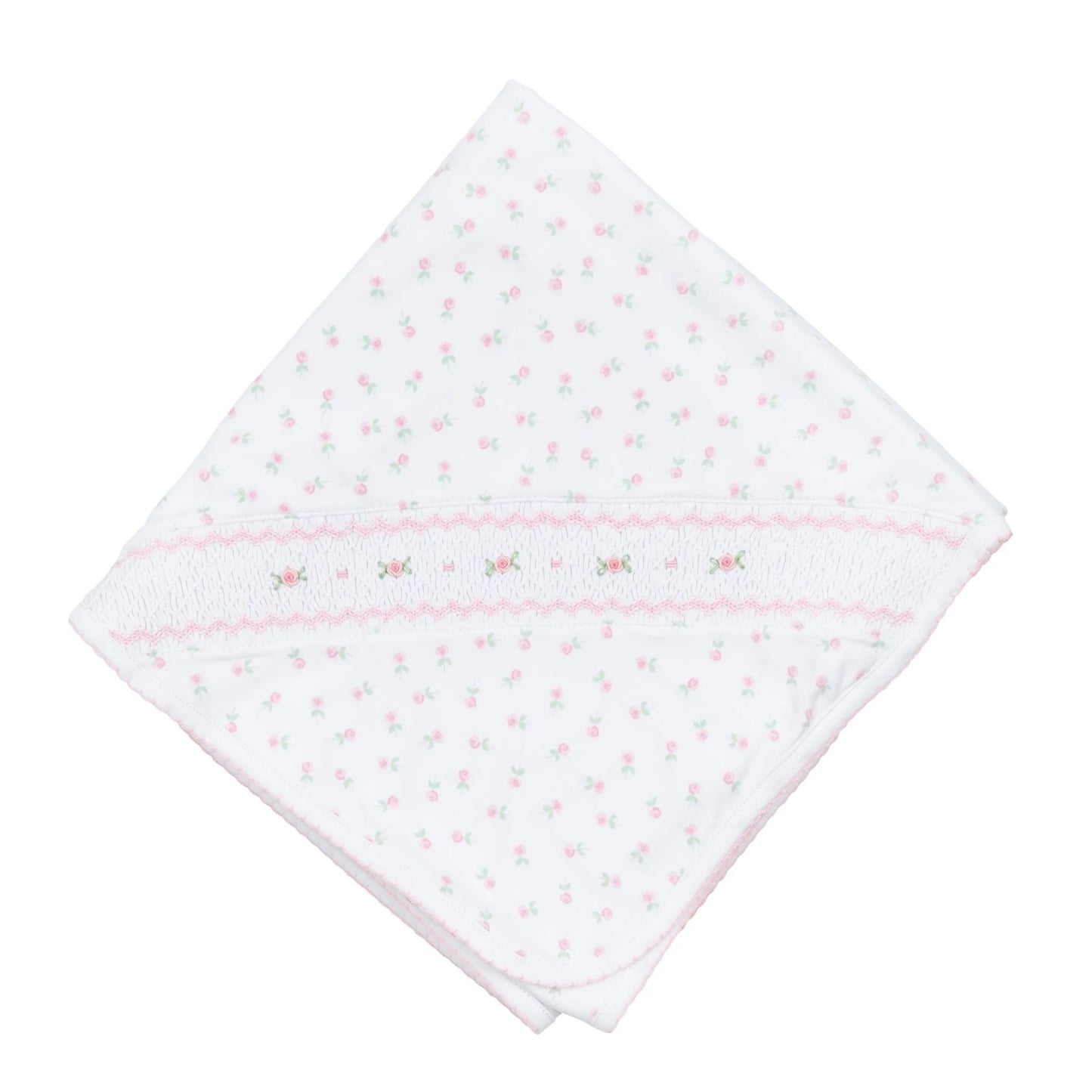 Magnolia Baby - Juliette's Classics Smocked Receiving Blanket