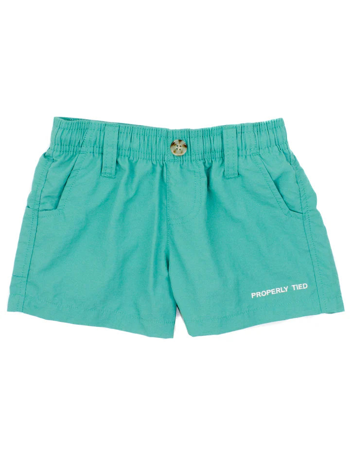 Properly Tied - Boys Mallard Soft Green Short