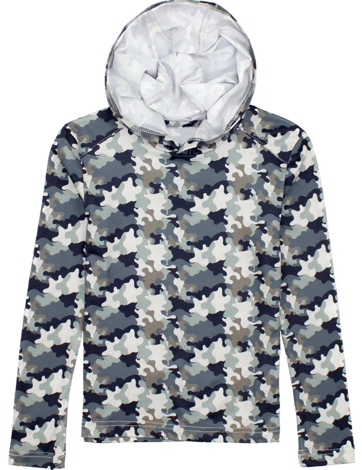Properly Tied - Boys Ravine Hoodie Delta Backwater Camo