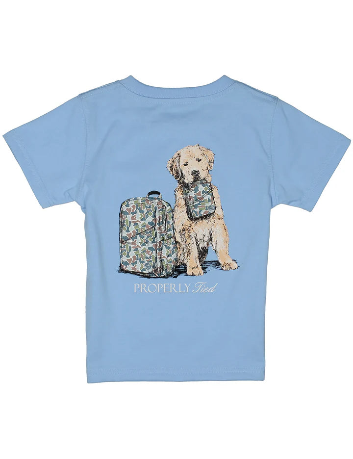 Properly Tied - Boys Study Buddy SS Light Blue