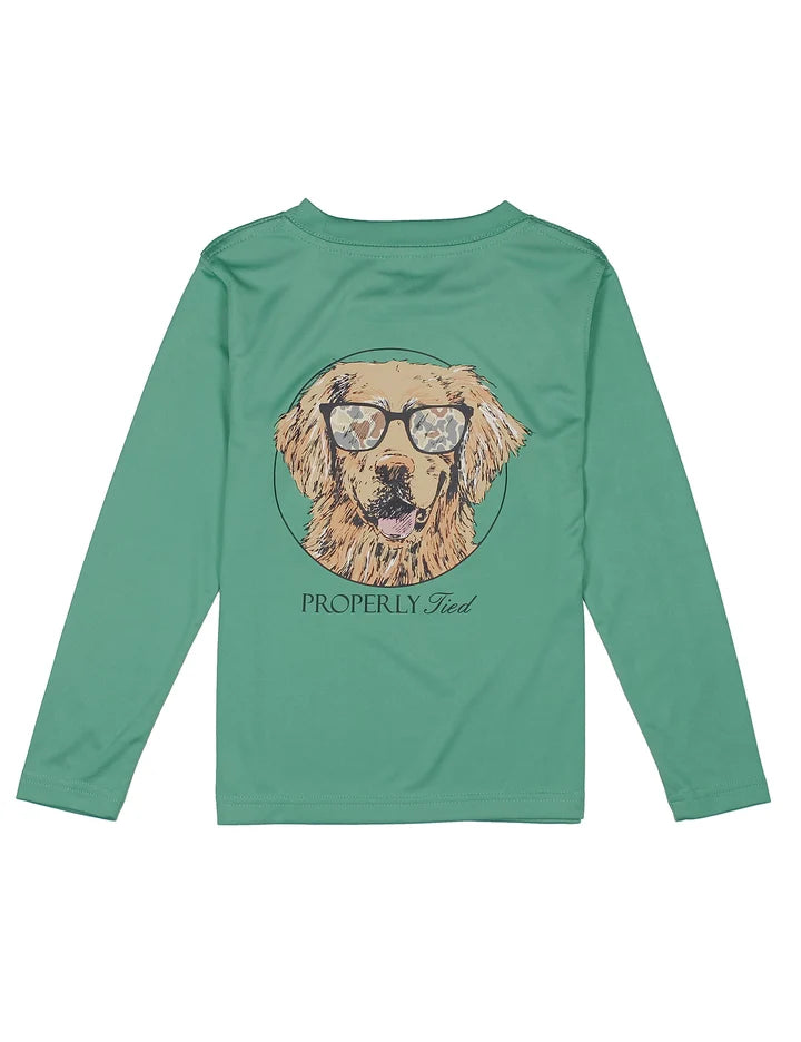 Properly Tied - L/S Performance Camo Companion