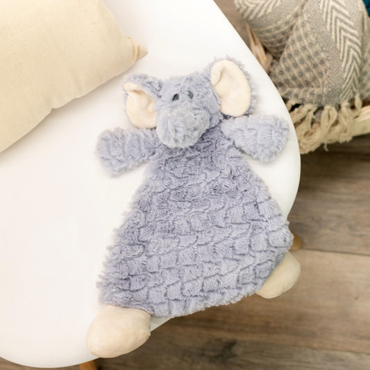 Demdaco - Ellery Elephant Rattle Blankie