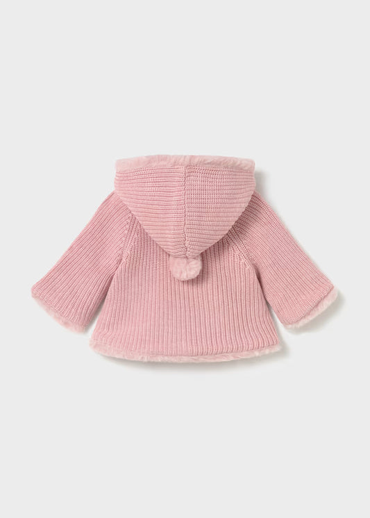 Mayoral - Rose Girl Pom-Pom Cardigan