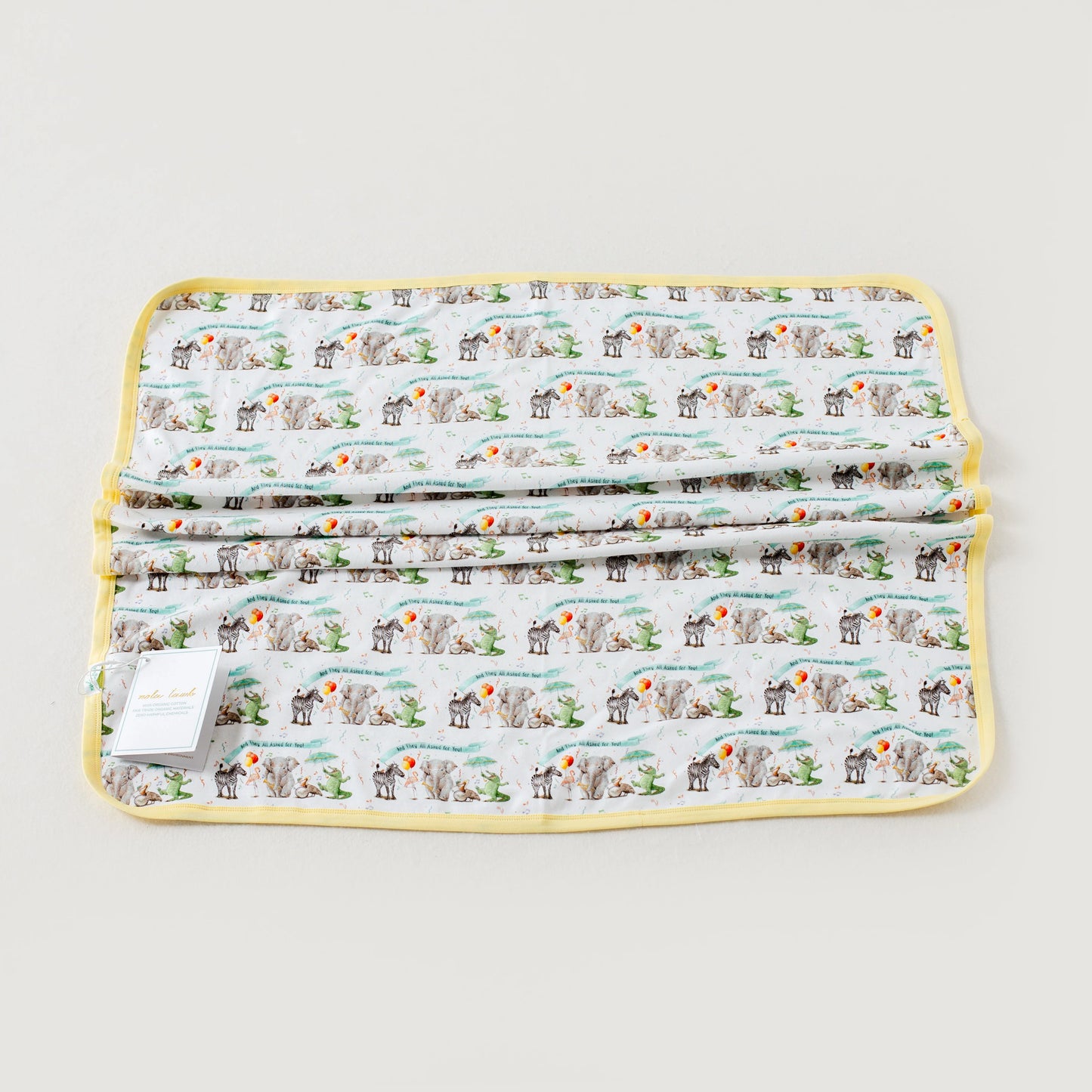 Nola Tawk - And They All Asked for You Organic Cotton Zoo Baby Blanket