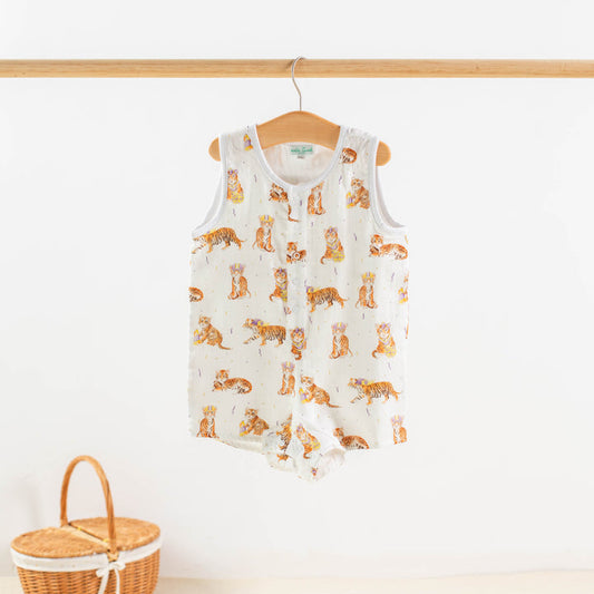 Nola Tawk - Tigers Organic Muslin Shortalls