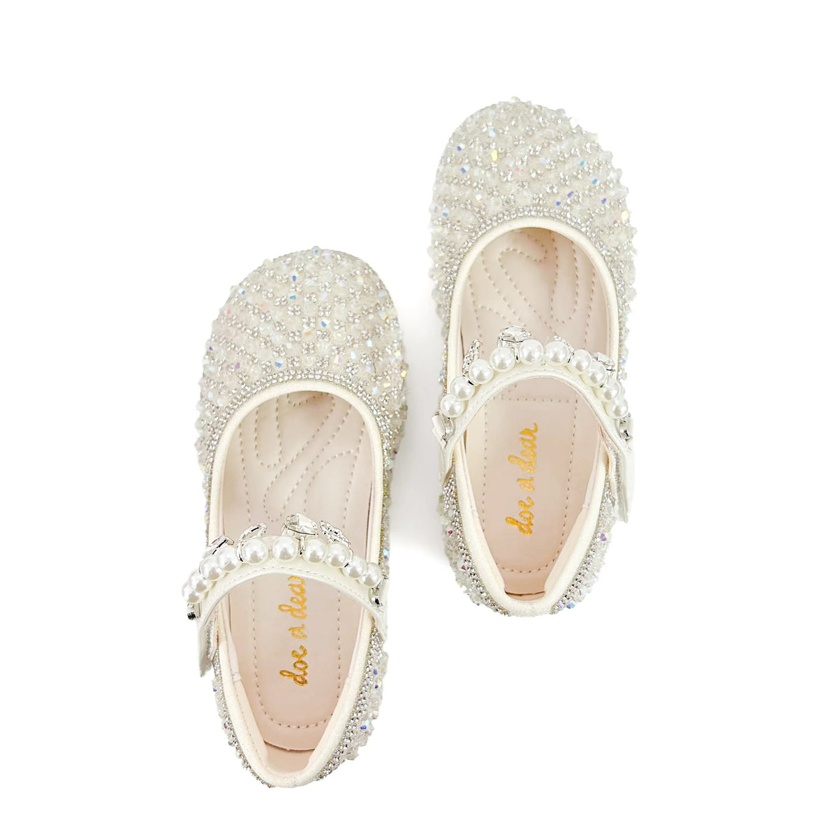 Doe A Dear - Pearl Strap w/Charms Flat Shoes