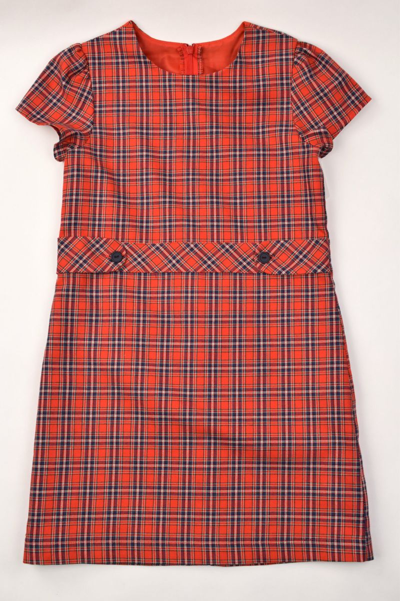 Funtasia Too - Red Plaid A Line Dress