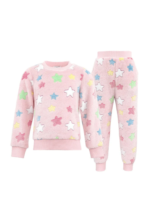 Lola And the Boys - Pinky Stars Fuzzy Set