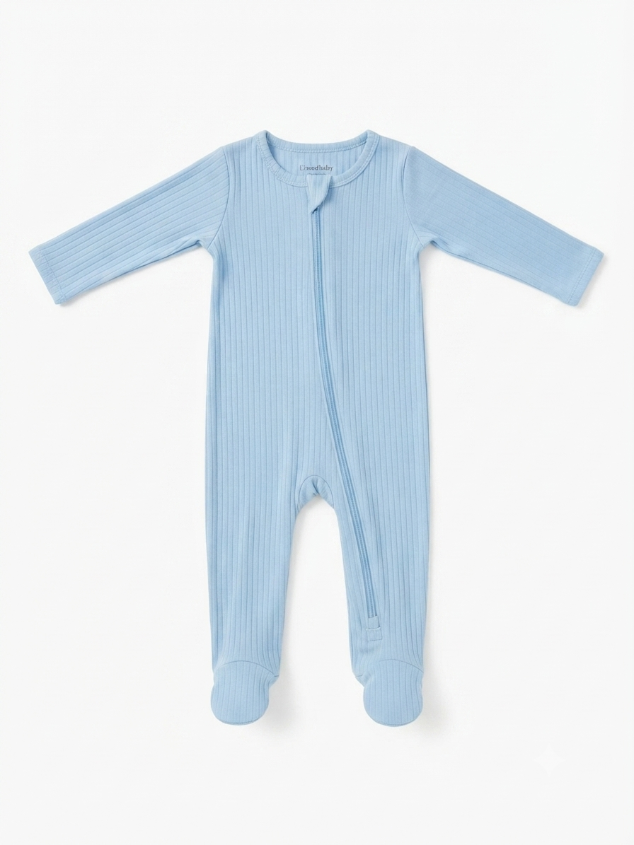 Kissy Love - Classic Blue Footie