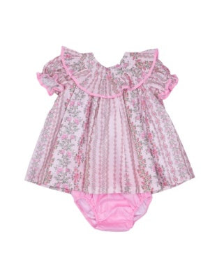 The Oaks - Layla Pink Trellis Bloomer Set