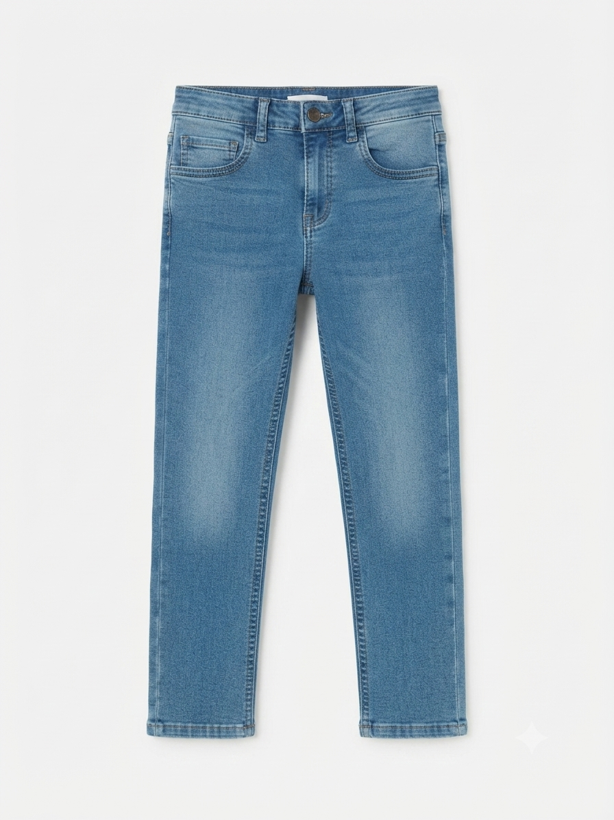 Mayoral - Boy's Light Wash Denim Jeans