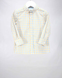Charming Little One - Fall Plaid Oxford Shirt