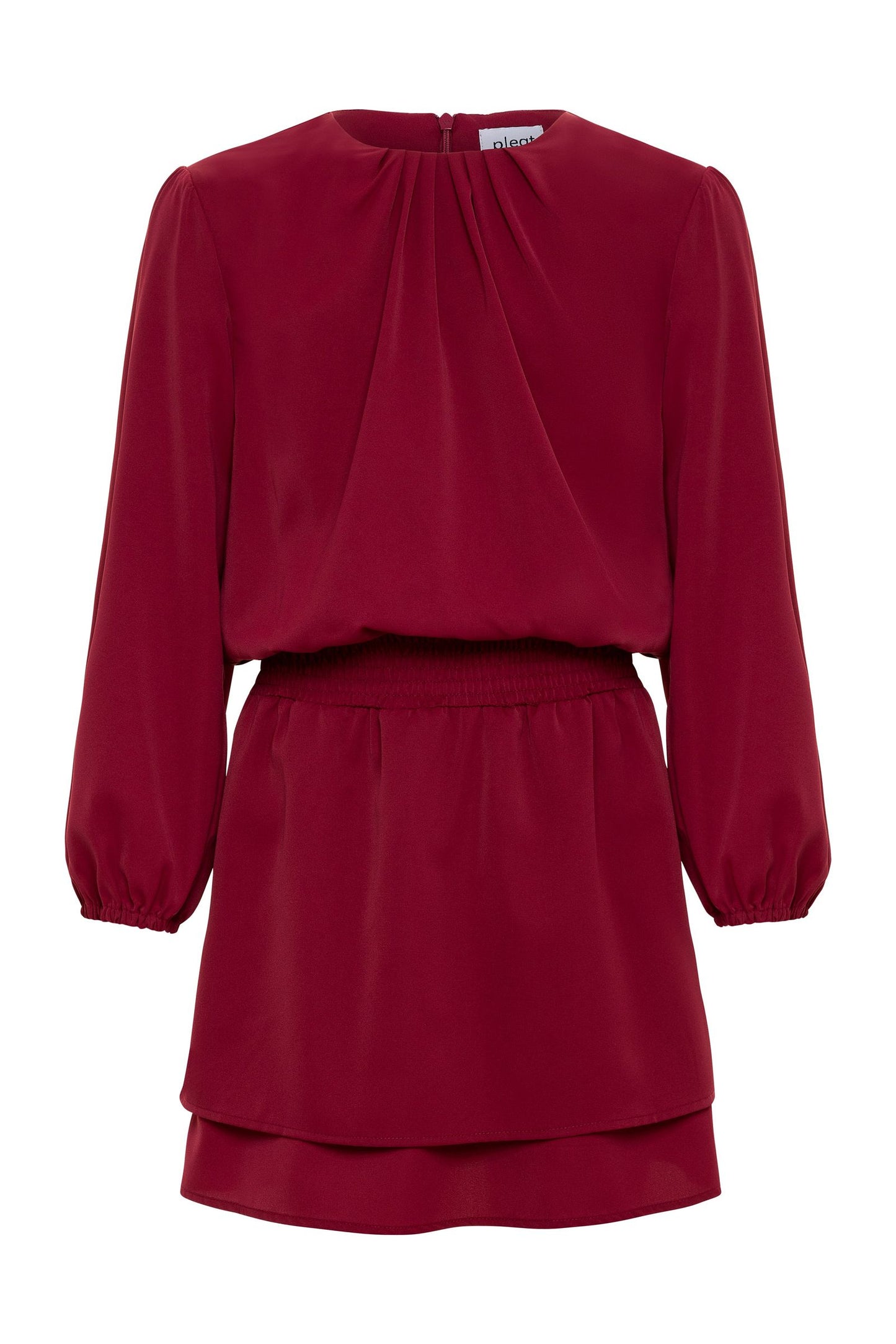 Pleat - Ruby Dress Red