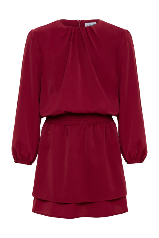 Pleat - Ruby Dress Red
