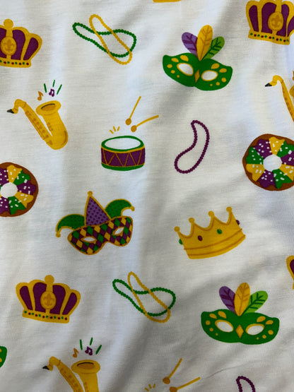 Angel Dear - Mardi Gras Long Sleeve Pajama Set