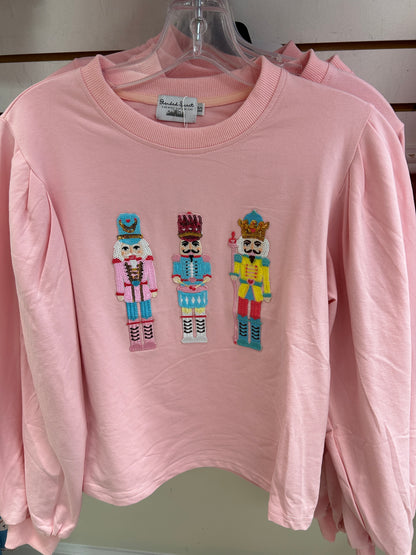 Blended Spirits - Sequin Nutcracker Sweatshirt Adult/ Child Sizes