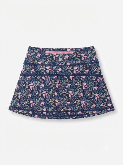 Swoon Baby - Navy Ditsy Tennis Skirt