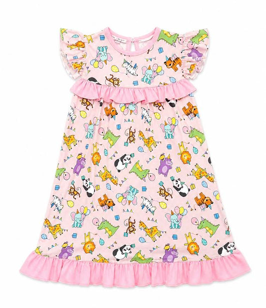Magnolia Baby - Birthday Party Animals Nightgown