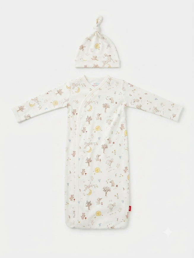 Magnetic Me - Bedtime Rhymes Gown & Hat Set