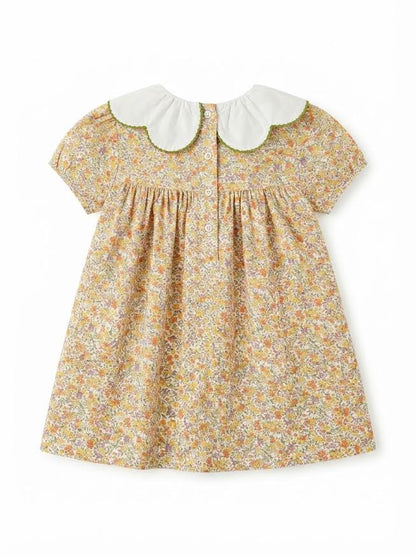 Remember Nguyen - Yellow Flower Pumpkin Dress