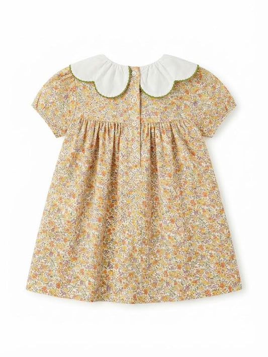 Remember Nguyen - Yellow Flower Pumpkin Dress
