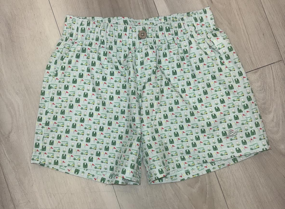 South Bound - Green Golf Performance Shorts