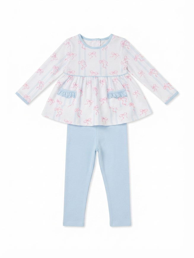 Cypress Row - Bowtiful Girls Londyn Legging Set