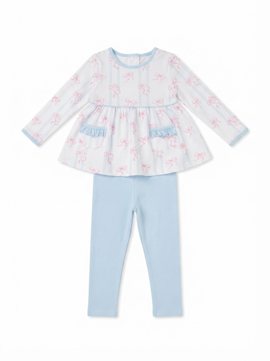 Cypress Row - Bowtiful Girls Londyn Legging Set