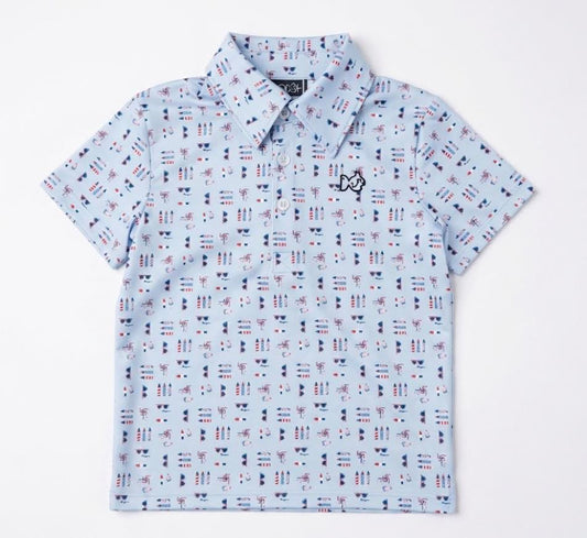 Prodoh - Patriotic Short Sleeve Polo