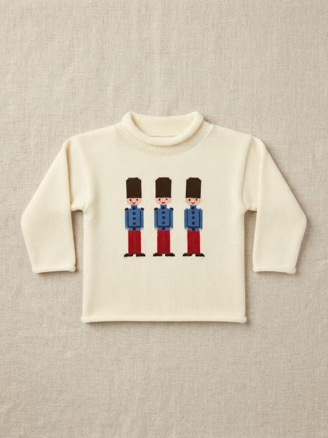 Luigi - 3 Toy Soldiers Ivory Sweater
