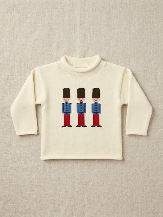 Luigi - 3 Toy Soldiers Ivory Sweater