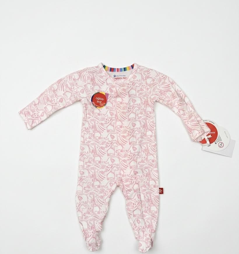 Magnetic Me - Pink Herds of a Feather footie
