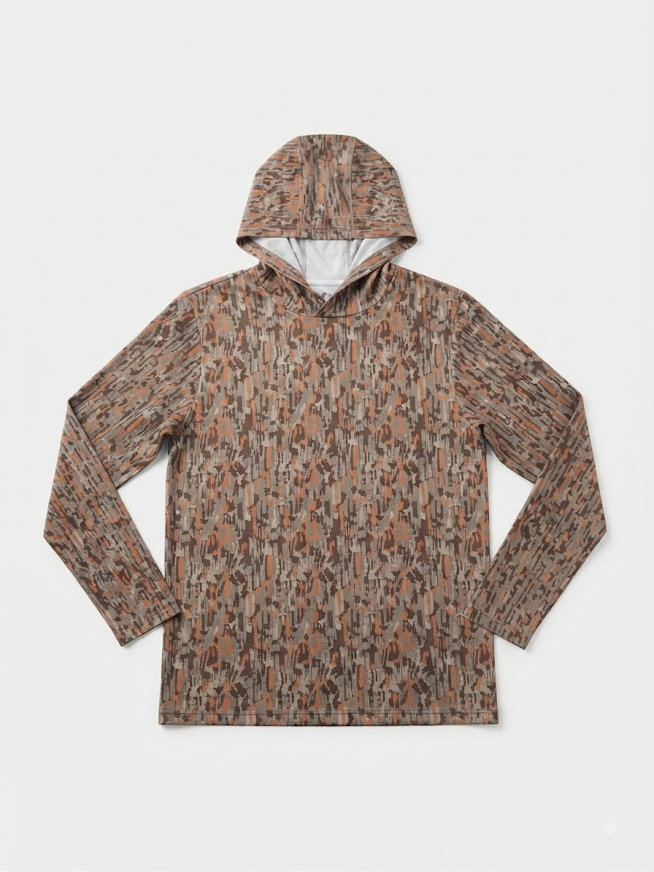 Prodoh - Boy's Camo Peformance Hoodie T-Shirt