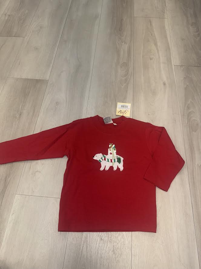 Luigi - Polar Bear With A Scarf Long Sleeve Tee