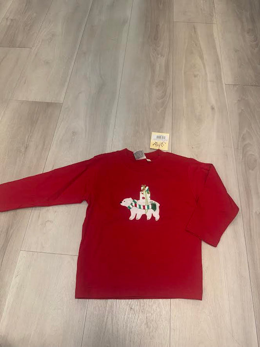 Luigi - Polar Bear With A Scarf Long Sleeve Tee