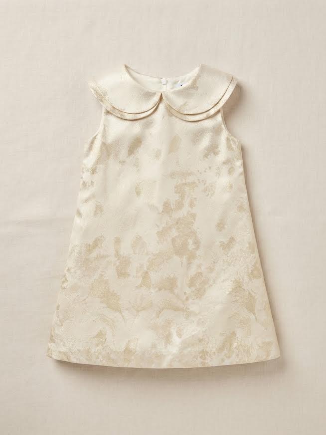 Luli & Me - Golden Flowers A-Line Dress