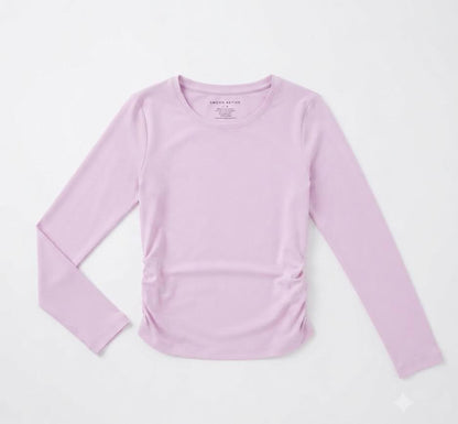 Swoon Baby - Dusty Pink Ruched Top