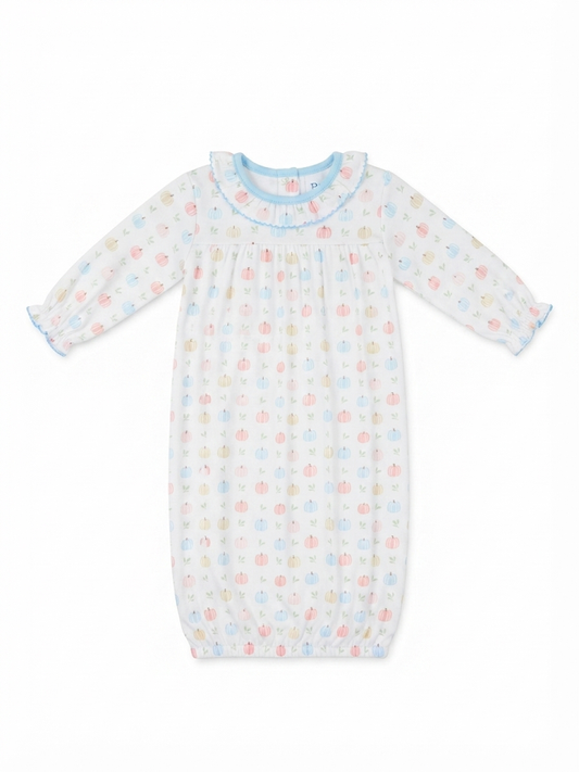 Bailey Boys - Girl's Pumpkin Print Gown