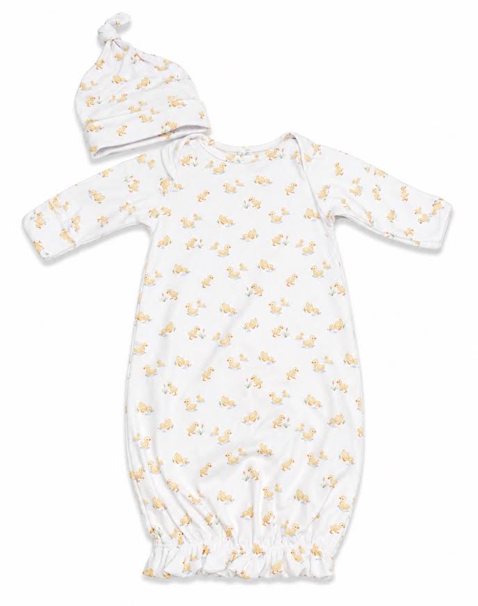 Baby Club Chic - Tiny Baby Ducks Hat & Gown